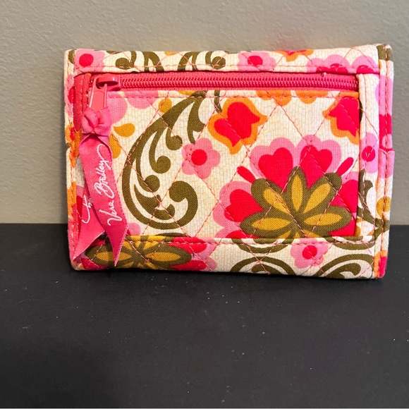 Vera Bradley Riley Compact Wallet in Folkloric - Picture 2 of 5